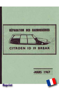 CitroÃ«n D Dictionnaire des rÃƒÂ¨parations Carosserie ID Break